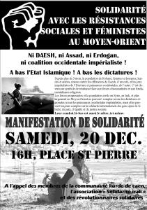 [Kurdistan] Manifestation de solidarité @ Caen | Basse-Normandie | France